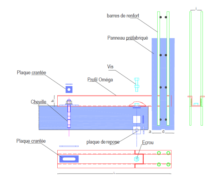 Ancrage Parapet Type BA-L