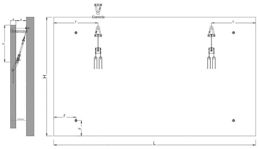 SYSTEME D’ANCRAGE DU PANEAU